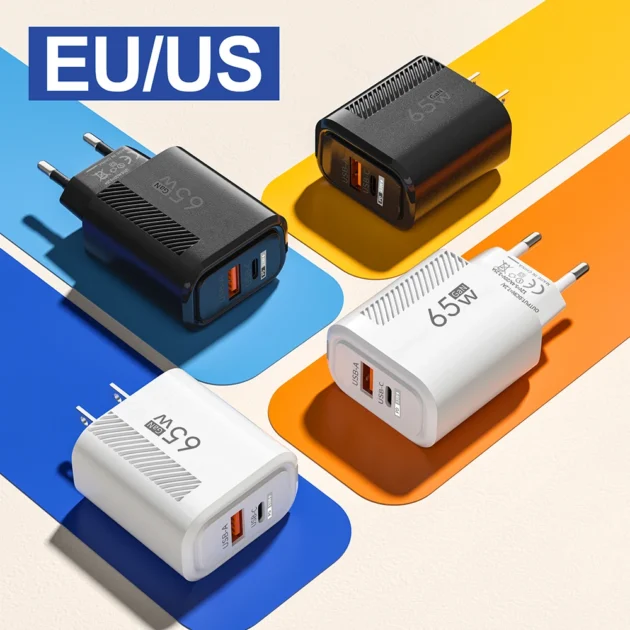 65W Compact GaN Charger – High Speed USB-C Fast Charging Adapter for iPhone, Xiaomi, Samsung - Image 5