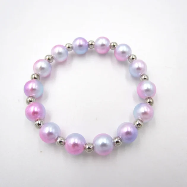 Kids Shell Pendant Jewelry Set – Chunky Bead Necklace & Bracelet Gift for Girls - Image 5