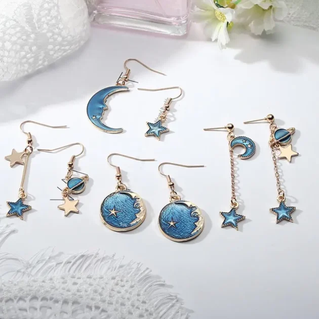 Planet Drop Earrings for Women