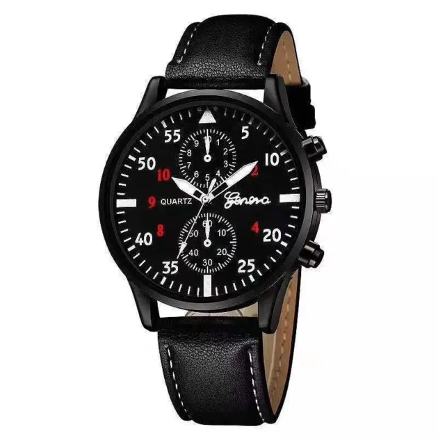 WOKAI High Quality Casual Quartz Belt Watch – Large Dial Sports Retro Timepiece for Men and Women - Image 4