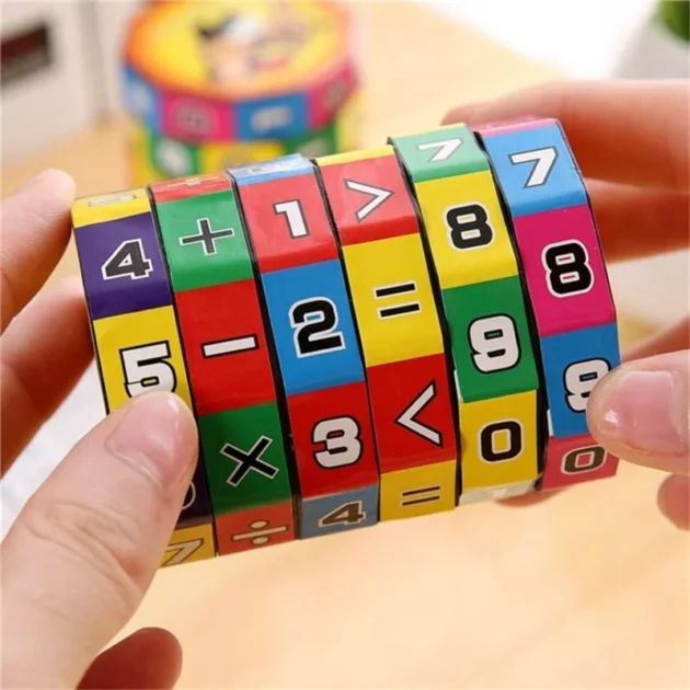 Math Puzzle Cube Toy