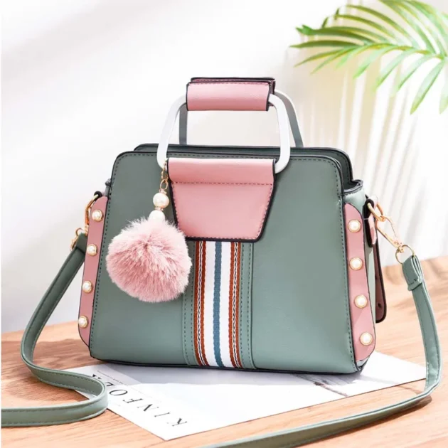 Leather Messenger Bag for Women