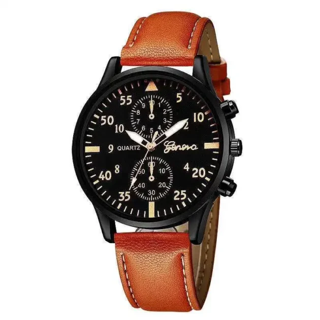 WOKAI High Quality Casual Quartz Belt Watch – Large Dial Sports Retro Timepiece for Men and Women - Image 5