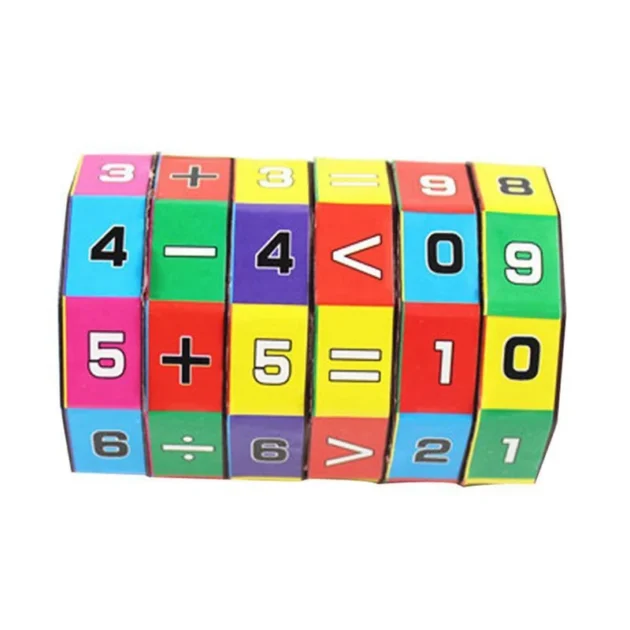 Math Puzzle Cube Toy – Fun Educational Number Game for Kids Learning & Brain Development - Image 3