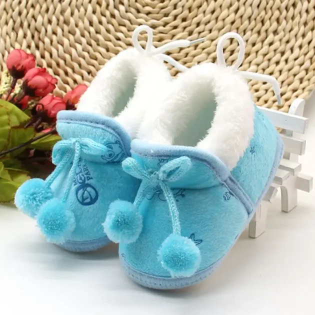 Winter Baby Girls Boots – Soft Soled Toddler First Walkers, Warm & Cozy Footwear for Baby Girls - Image 2
