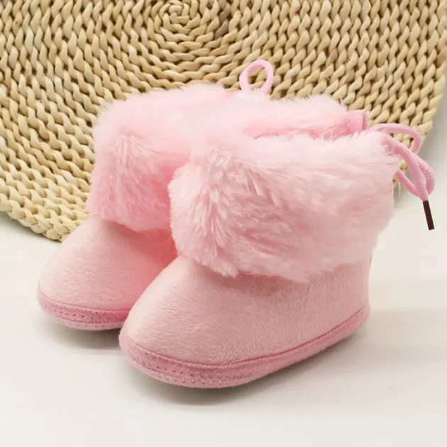 Winter Baby Girls Boots – Soft Soled Toddler First Walkers, Warm & Cozy Footwear for Baby Girls - Image 6