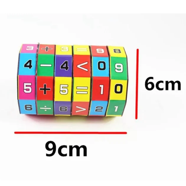 Math Puzzle Cube Toy – Fun Educational Number Game for Kids Learning & Brain Development - Image 2