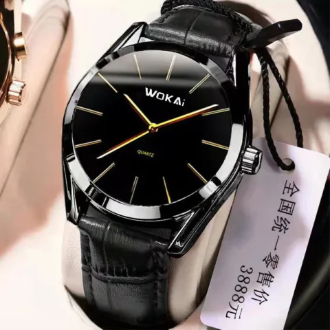 Retro Belt Strap Quartz Watch for Men