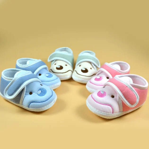 Newborn Baby Boys Shoes – Soft Crib Shoes with Anti-Slip Sole for First Walkers (Spring & Autumn) - Image 2