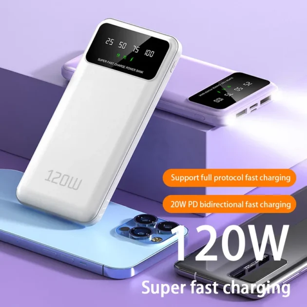 Xiaomi 100000mAh Portable Power Station – 120W Fast Charging Battery Bank for iPhone, Samsung, Huawei - Image 3