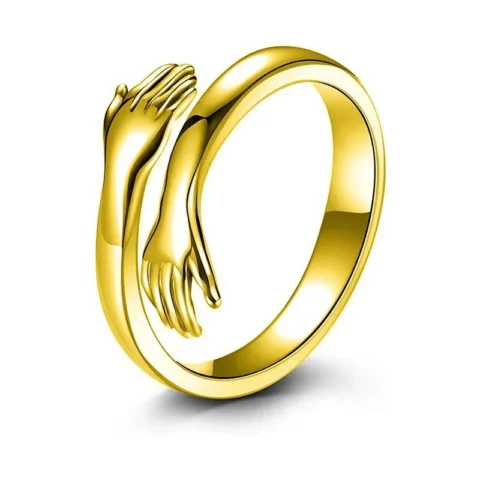 Adjustable Rings for Women – Romantic Love Hug Hand Ring