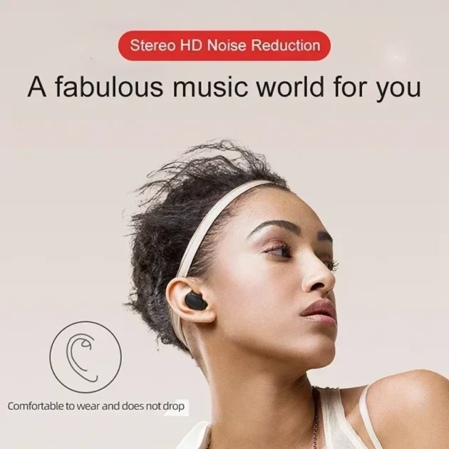 Touch Control Wireless Earbuds – A6S TWS Bluetooth 5.1 Headphones with Mic, Waterproof Sports Headset for Xiaomi - Image 2