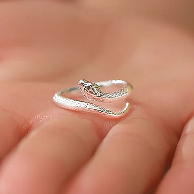 ​Adjustable Snake Ring Set – Fashionable Animal Design for Men and Women​