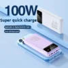 100W Super Fast Charging Power Bank – 50000mAh Portable Charger for iPhone, Samsung, Huawei