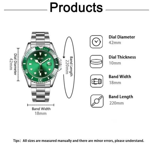 Luxury Business Quartz Watch for Men – Geneva Sport Watch with Calendar Function - Image 6