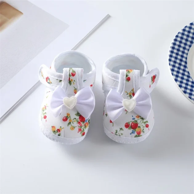 Newborn Baby Girl Sandals – Floral Print Soft Sole First Walkers for 0-12 Months - Image 6