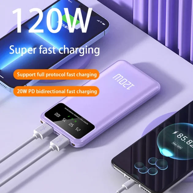 Xiaomi 100000mAh Portable Power Station – 120W Fast Charging Battery Bank for iPhone, Samsung, Huawei - Image 4
