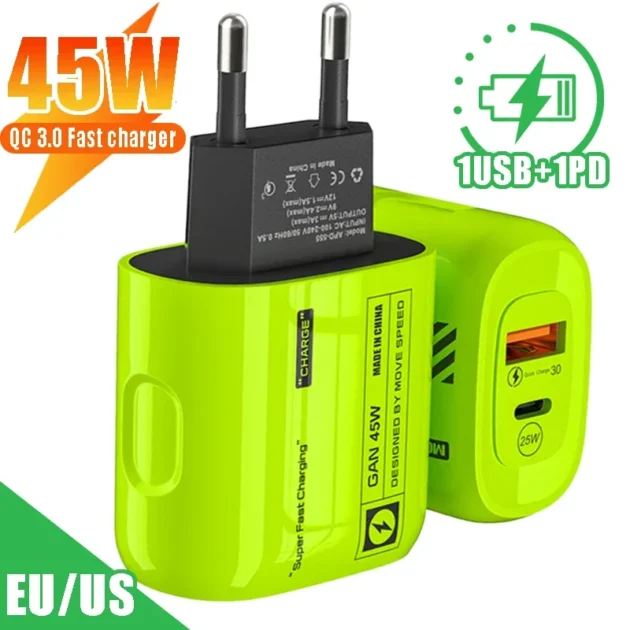 45W GaN USB-C Charger