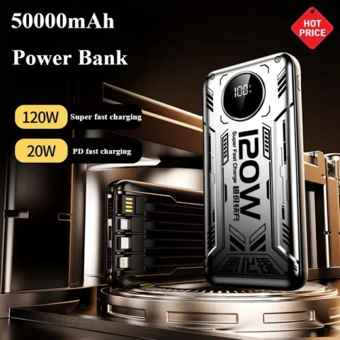 Punk Style Power Bank 50000mAh