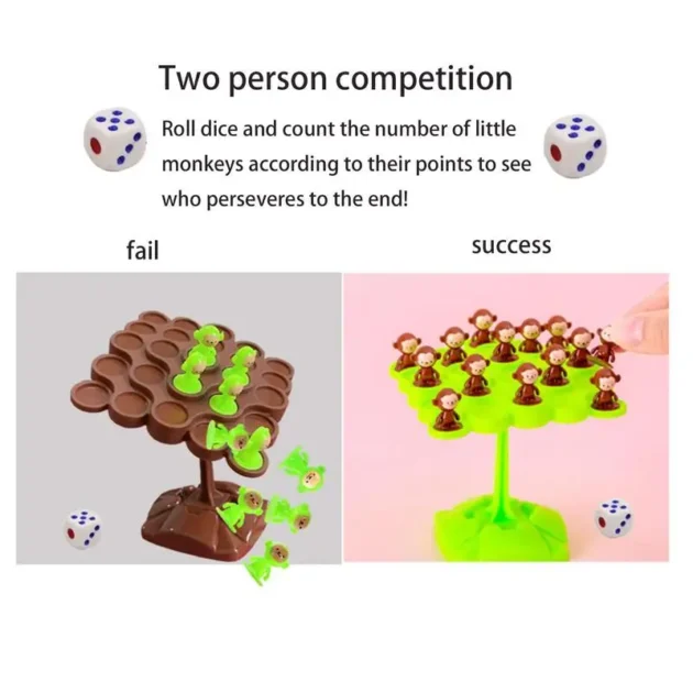 Monkey Balance Game – Kids Puzzle Toy for Focus & Thinking Skill Training - Image 5