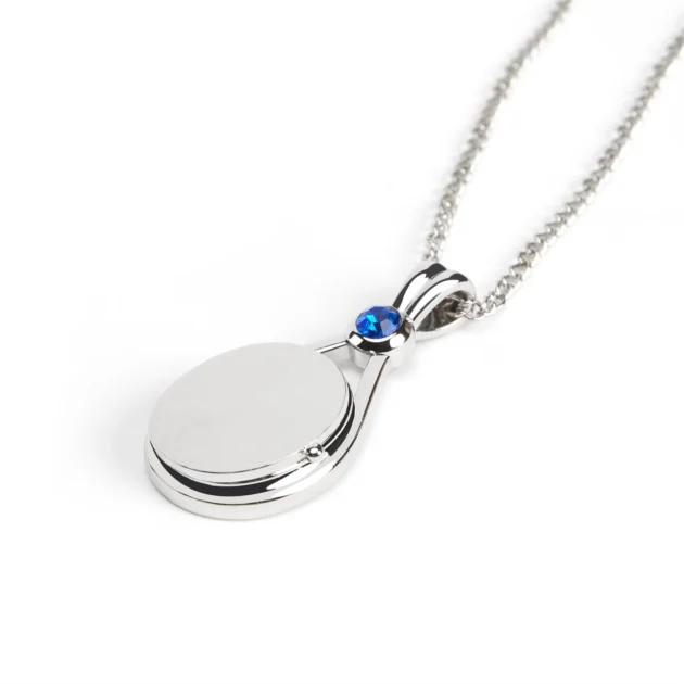 H2O Mermaid Shell Pendant – Silver Plated Copper Necklace with Natural Zircon Locket Jewelry - Image 4