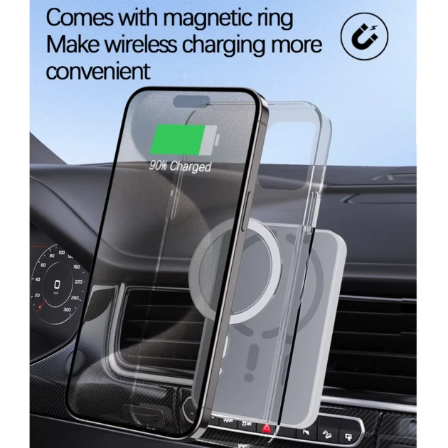 100W Magnetic Car Charging Mount – Fast Wireless Charger for iPhone 16 15 14 Pro Max - Image 3