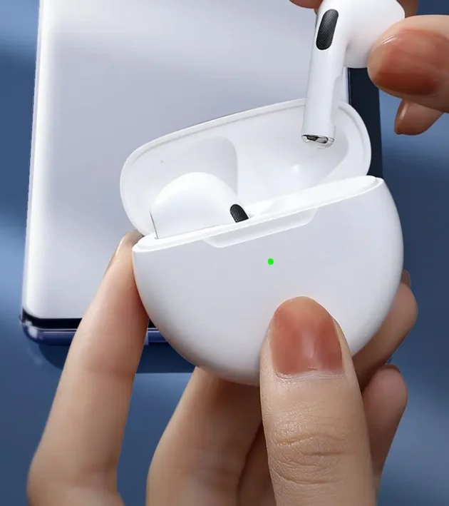 Wireless Bluetooth Earbuds – Pro6 TWS Mini Earbuds with Mic, Waterproof In-Ear Headphones & Charging Case for Android iPhone - Image 6