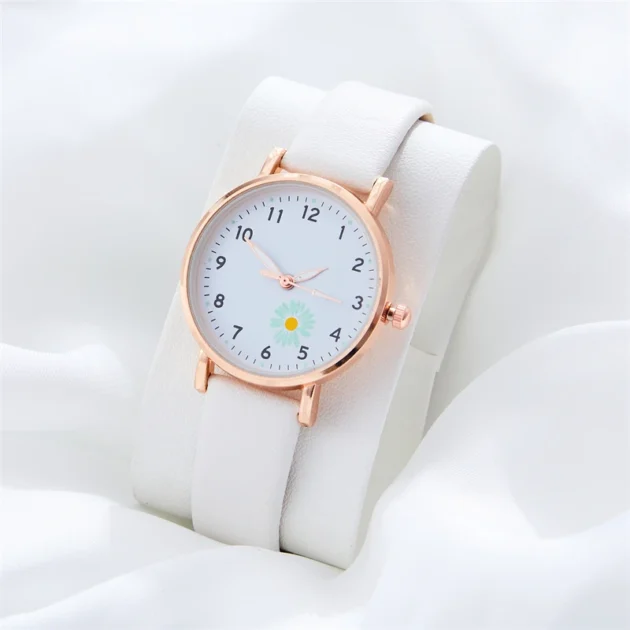 Daisy Belt Quartz Watch for Girls – Simple Digital Fashion Wristwatch - Image 2