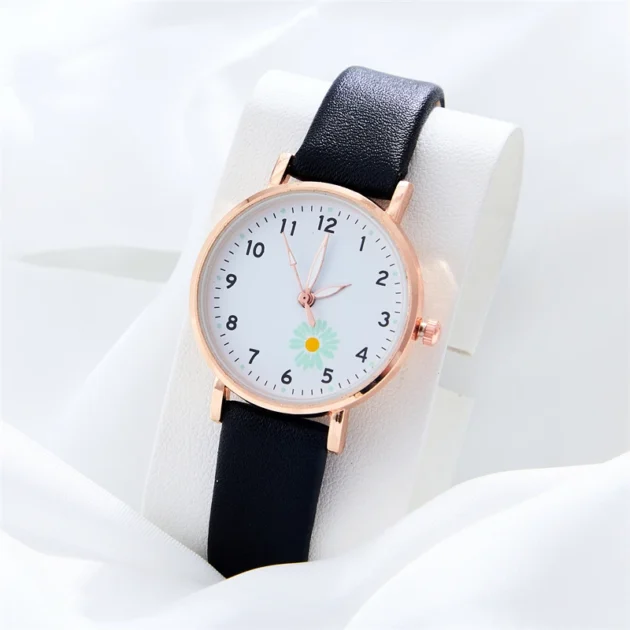 Daisy Belt Quartz Watch for Girls – Simple Digital Fashion Wristwatch - Image 3