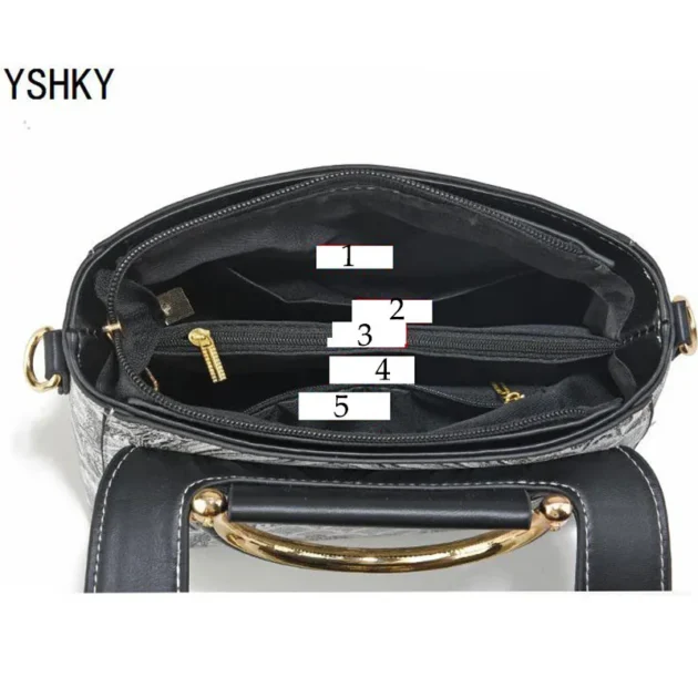 Designer Leather Shoulder Bag for Women – Elegant Luxury Tote - Image 4