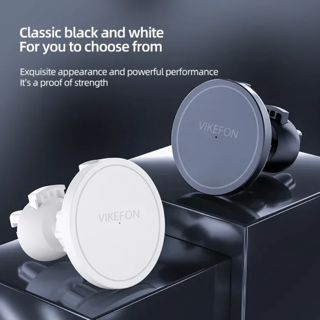 VIKEFON 30W Magnetic Car Wireless Charger – Fast Charging Air Vent Phone Holder for iPhone 12, 13, 14, 15 Pro Max - Image 3