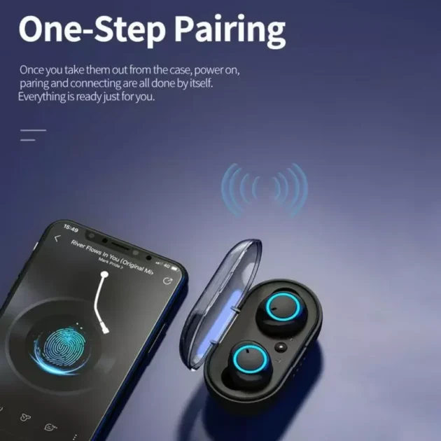 Sport Bluetooth Earbuds – Y50 TWS Wireless Headphones with Digital Display, Bluetooth Headset for iPhone & Xiaomi - Image 5