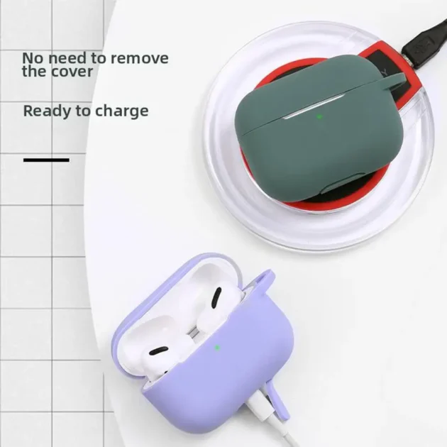 Bluetooth Earphones with Charging Case – Wireless Silicone One-Piece Design, Reserved Switch & Charging Indicator Port for S9b7