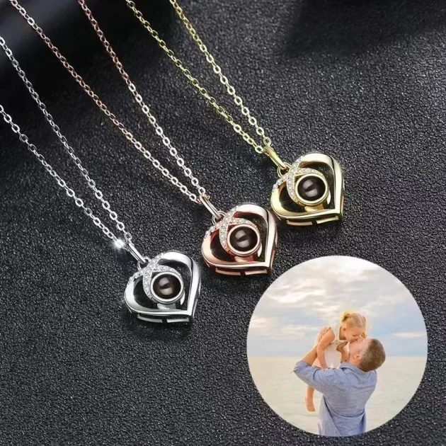 Custom Photo Projection Necklace