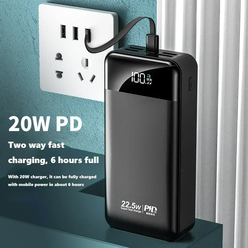 SU 100000mAh Power Bank – 22.5W PD Fast Charging Portable Battery Pack for iPhone, Xiaomi, and More - Image 5