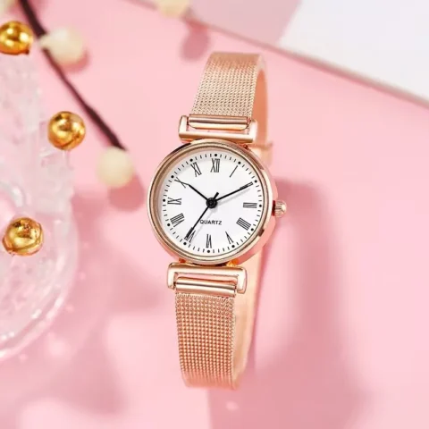 Small Round Quartz Watch