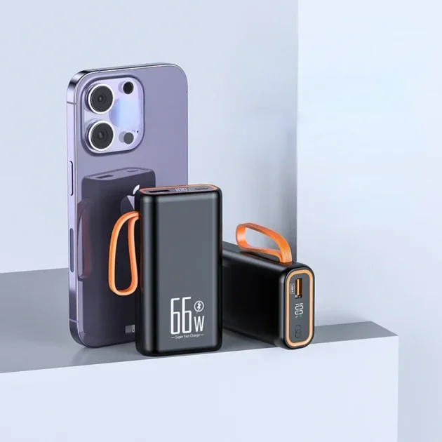 66W Fast Charging Power Bank – 50000mAh Mini External Battery for iPhone, Samsung, Xiaomi - Image 3