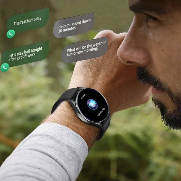 Fashion Smartwatch for Men and Women – LAXASFIT Watch 6, 1.32" Bluetooth Call, Health Monitoring & Alarm Clock - Image 3