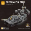 Building Blocks Toy – 2-in-1 Aircraft & Tank Transformation Puzzle Set for Kids