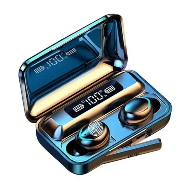 HiFi Stereo Earbuds – F9 TWS Wireless In-Ear Headphones with LED Display, Waterproof Design & Bluetooth 5.1 (F9-5 / F9-5C)