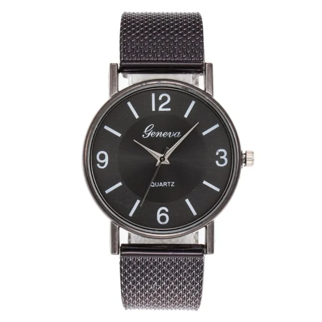 Unisex Mesh Band Digital Watch – Simple Electronic Casual Wristwatch for Men & Ladies - Image 3