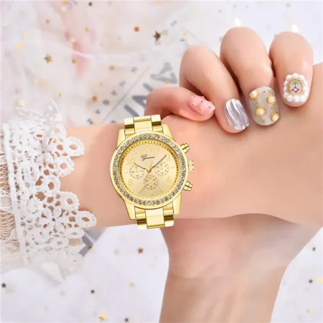 Luxury Bracelet Watch Set for Women – Two-Piece Gift Combo with Elegant Design for Fashion & Foreign Trade - Image 6