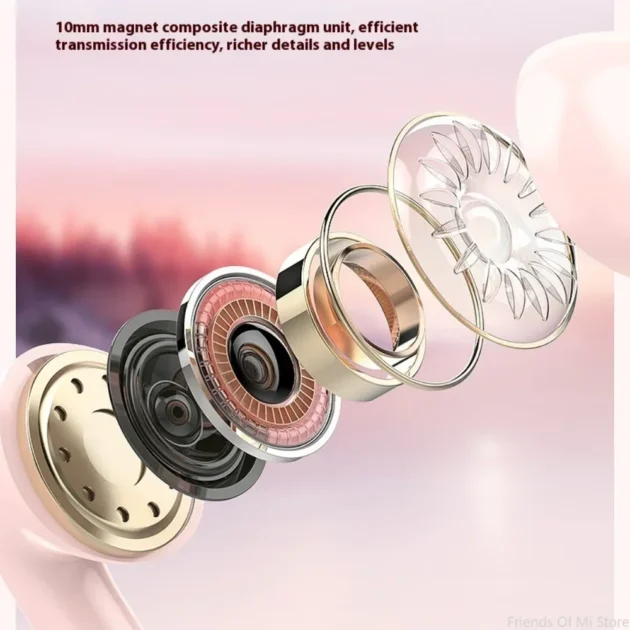 HiFi Bluetooth Earbuds – Xiaomi A2 Pro TWS Wireless Mini Headset with Waterproof Design & Stereo Sound for Sports - Image 4