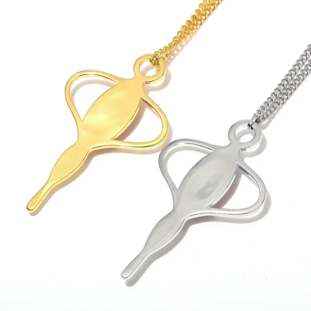 Magical Anime Girl Pendant – Madoka Metal Necklace Choker for Cosplay & Fashion Accessories - Image 3