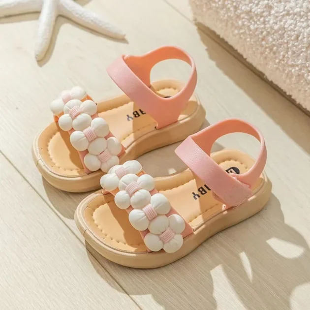 Bebe Slippers Soft Anti-Slip Baby Sandals for Newborn Boys & Girls Summer Indoor Outdoor Shoes - Image 6
