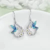 Hummingbird Earrings for Women – Elegant Alloy Flying Bird Pendant, Spring & Summer Drop Dangle Jewelry, Gift for Girls