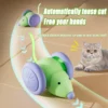 Rechargeable Electric Mouse Cat Toy – Interactive Smart Pet Teaser with Auto Movement & Obstacle Avoidance