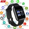 Fitness Smart Watch – 116plus Full Touch Screen, IP67 Waterproof Bluetooth Watch for Men & Women, Compatible with Android & iOS
