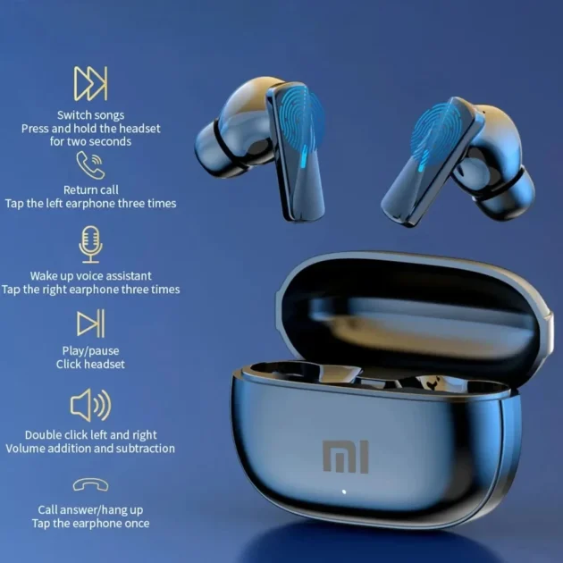 Touch Control Earbuds – Xiaomi Air 7 TWS Wireless Bluetooth Headphones with HiFi Sound, Noise Reduction & Waterproof Design - Image 4