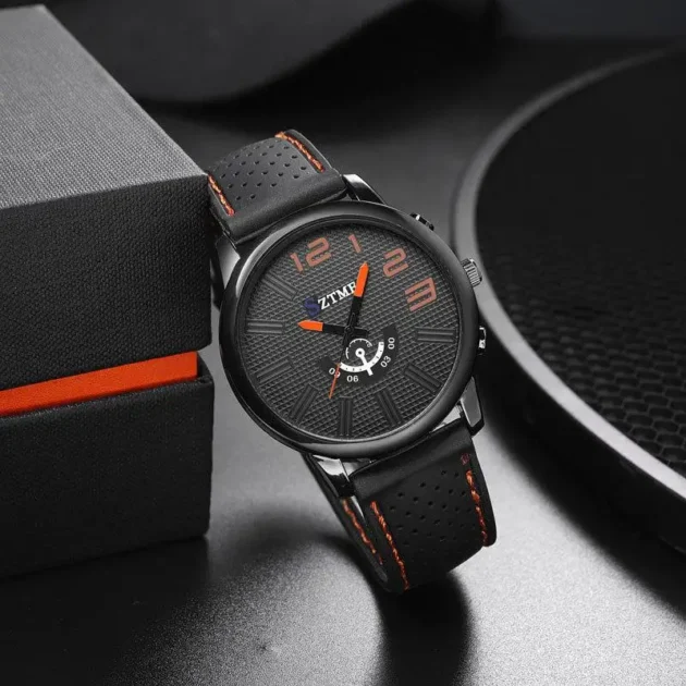 Men’s Racing Silicone Watch – Ultra-Thin Quartz Wristwatch with Sporty Car Line Design - Image 3